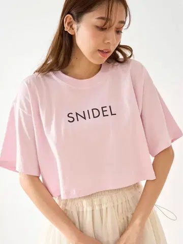 SNIDEL 로고 티셔츠