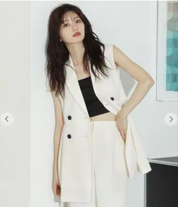 코코딜 COCO DEAL T/R 테이퍼드 팬츠 사이즈 2 블랙