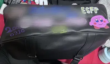고등학생 스쿨백 낙서