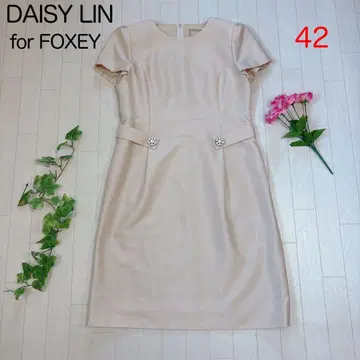 새상품급 DAISY LIN 폭시 주얼 원피스 42 포멀