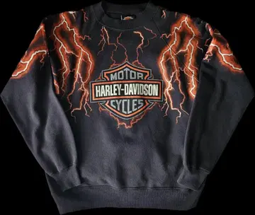 90s HARLEY DAVIDSON 맨투맨 빈티지 썬더