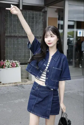ZARA 자라 Z1975 데님 랩스커트 팬츠 XS 사이즈