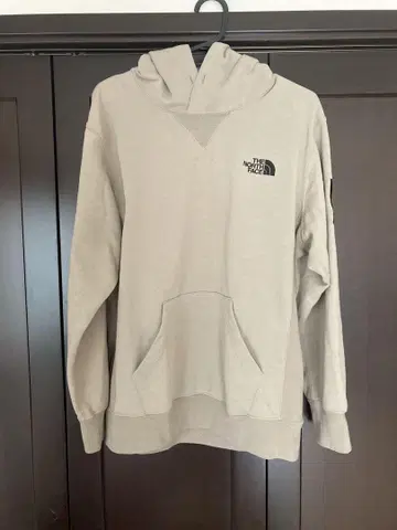 THE NORTH FACE 베이지 후드 부착 후드티