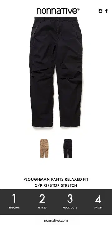 nonnative 논네이티브 팬츠 NN-P3940 사이즈 1 네이비