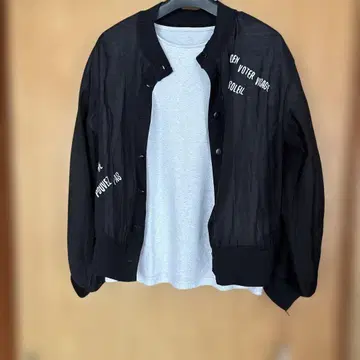 블랙 블루종 새상품