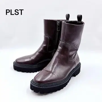 PLST 플라스테 트랙 밑창 부츠 브라운 M