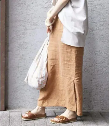 린넨 롱 스커트 IENA