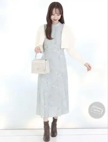 MERCURYDUO] V 넥 펄 장식 니트 가디건