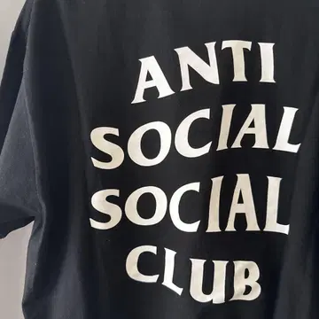 Anti Social Social Club 티셔츠 블랙 L 사이즈