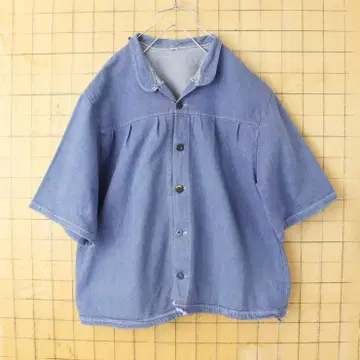 70s80s EURO 컷오프 리메이크 워크 자켓 ML 네이비 ss28