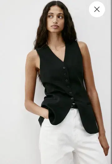 H&M 레이온 블렌드 수트 베스트