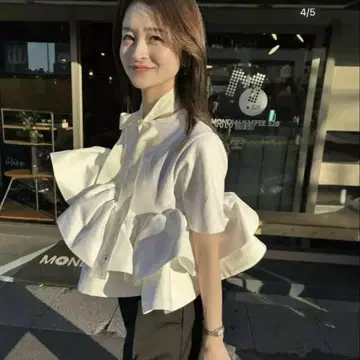 bibiy 프릴이 달린 티셔츠