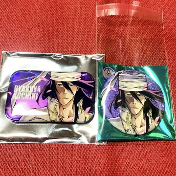 BLEACH 841 WORLD 캔뱃지 후목 시라야 홀로그램 캔뱃지