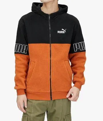 푸마 남성용 PUMAPOWER 풀 지퍼 후디