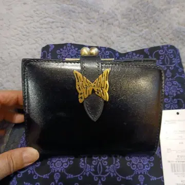ANNA SUI 가마구치 접이식 지갑 나비