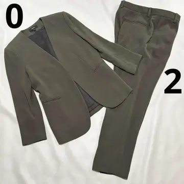 띠어리 셋업 팬츠 수트 XS M SYNTHETIC.CREPE