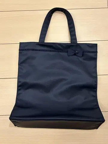수험 토트백 마더백 토트백 네이비 리본 포함