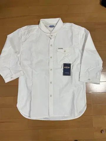 THE FLAT HEAD 화이트 7부 셔츠 M