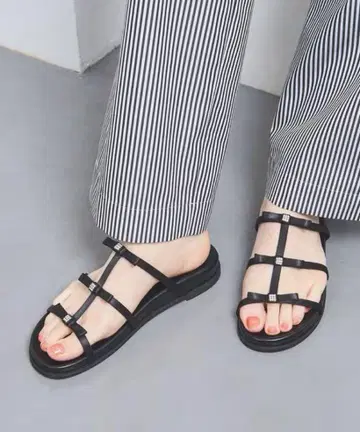 새상품 UNITED ARROWS 3리본 뮬