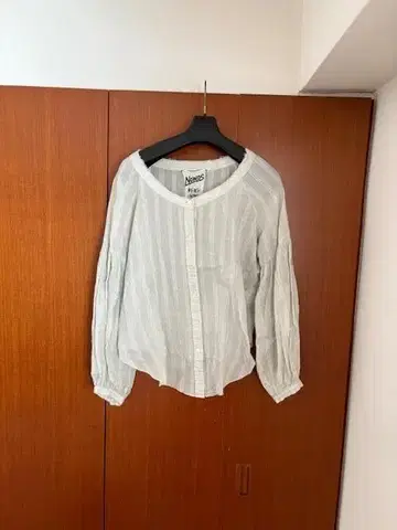 NOWOS 스트라이프 블라우스 셔츠