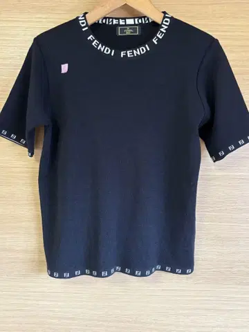 FENDI 로고 니트 반팔