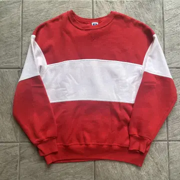 90s RUSSELL ATHLETIC 바이컬러 맨투맨 USA제