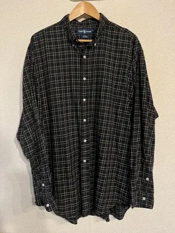 Ralph Lauren 블랙 체크 셔츠 BLAKE