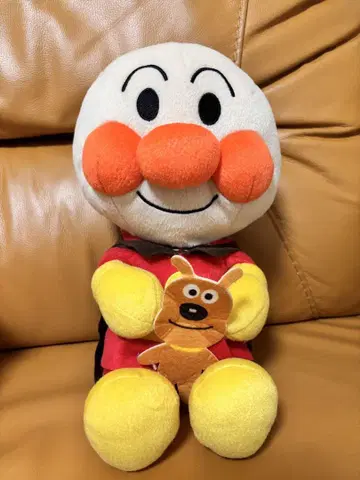 호빵맨 봉제 인형 약 30cm 짤랑이 포함
