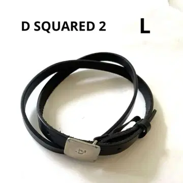 D SQUARED 2 디스퀘어드 내로우 가죽 벨트 L 사이즈 노후화 있음
