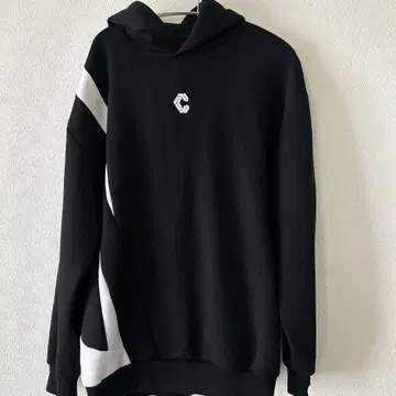 CRONOS 블랙 후드티 후드 부착 38 사이즈