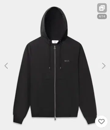 BALR. REGULAR FIT ZIP THROUGH HOODIE