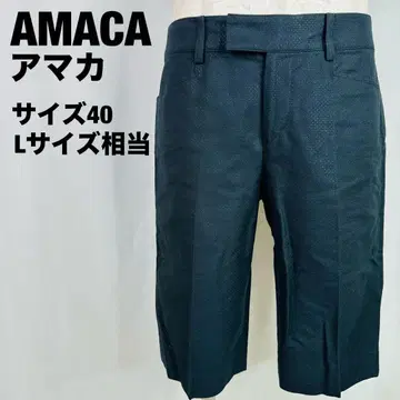 AMACA 아마카 숏 팬츠 하프 팬츠 블랙 검정 3-152