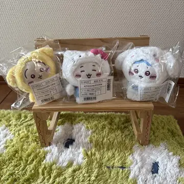 산리오 치이카와 콜라보 치이카와 하치와레 토끼 3개 세트