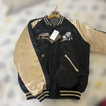 BILLVAN U.S. Navy 스카잔 L 사이즈 블랙/베이지