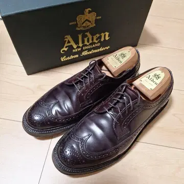 Alden 975 7D 윙팁 버건디 알든 코도반