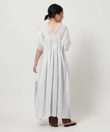 새상품 ne Quittez pas 별주 레이스 롱 드레스