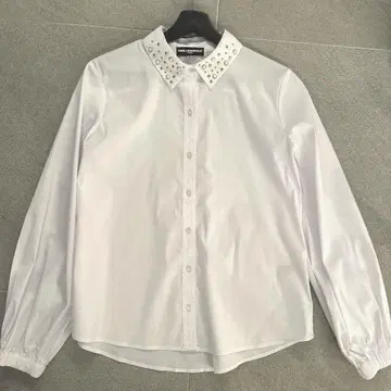 KARL LAGERFELD 칼 라거펠트 화이트 셔츠 블라우스 긴팔
