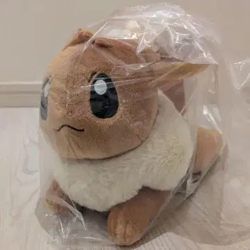 포켓몬 봉제 인형 등신대 이브이 누워 있는 모습