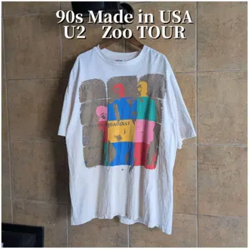 90년대 USA제 U2 Zoo TOUR 밴딩 티셔츠 싱글 스티치
