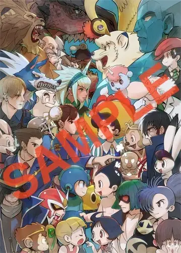 CAPCOM VS. 데즈카 오사무 캐릭터 B2 포스터 키 아트
