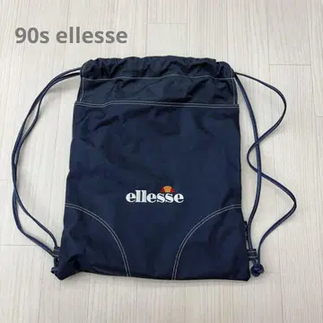 90s ELLESSE 냅색 백팩 y2k 헤이세이 네이비