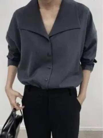 RIMARK 다크 그레이 셔츠