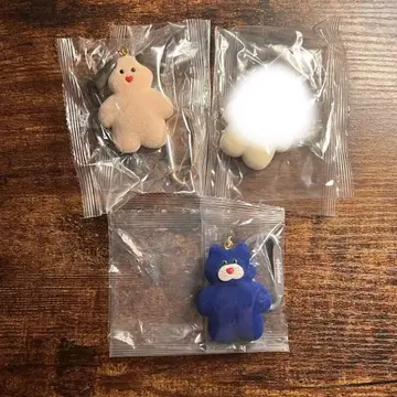 mojojojo 가챠 피규어 마스코트 파랑 고양이 강아지 곰