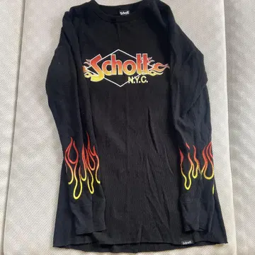 Schott 프레임 프린트 롱 슬리브 셔츠 X-LARGE
