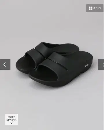 블랙 우포스 23cm 정품 컴포트 샌들 OOahh