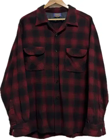 Pendleton 빨검 체크 보드 셔츠