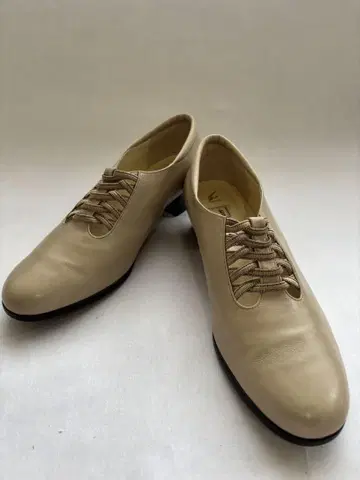 RLZ Comfort 베이지 레이스업 로퍼 24,5cm 4E