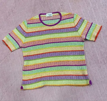 MISSONI 반팔 니트 셔츠.