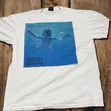 Nirvana 닐바나 네버마인드 자이언트 USA제 티셔츠