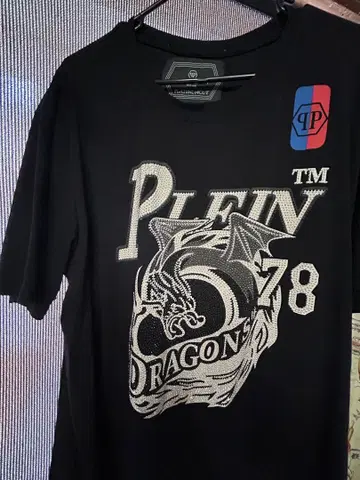 Plein 드래곤 프린트 티셔츠 78